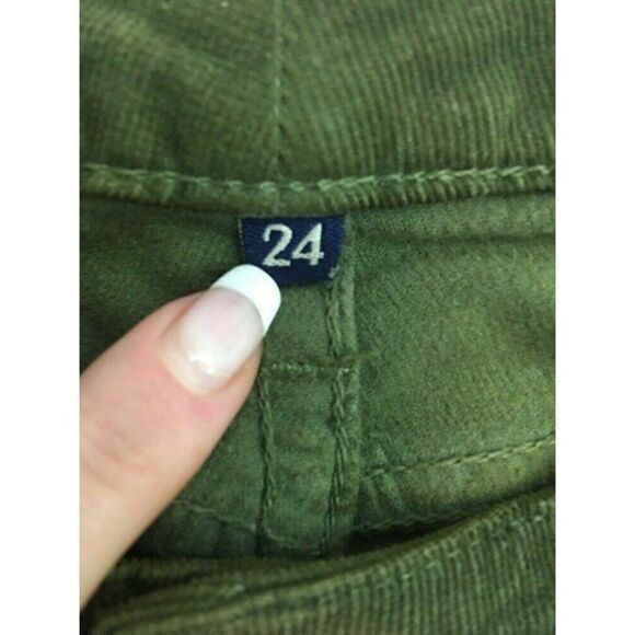 Car Mar LF Olive Green Corduroy Skinny pants - Picture 7 of 8